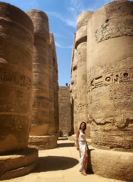 Clara y Leila en Egipto