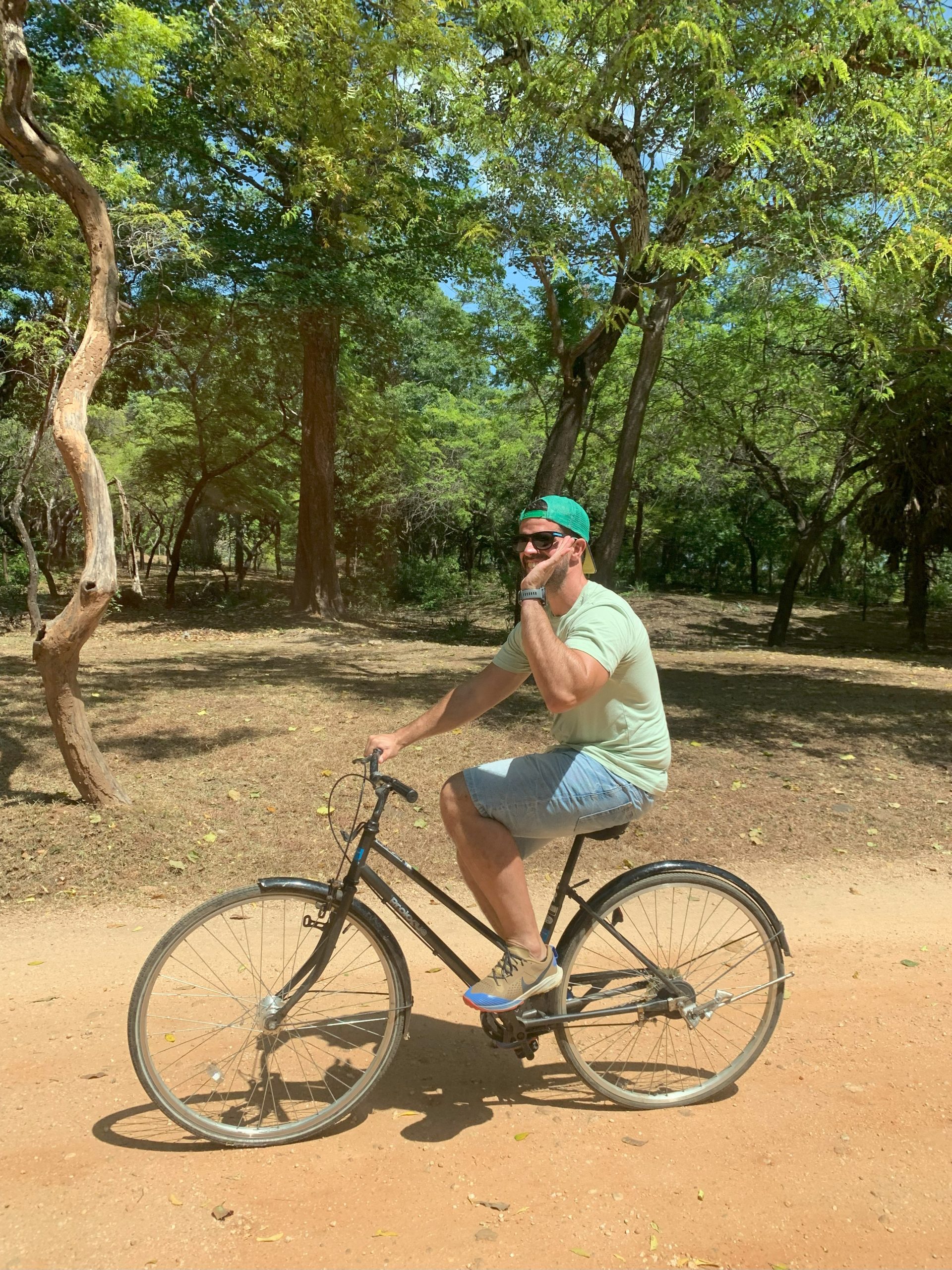 Bici en Polonnaruwa