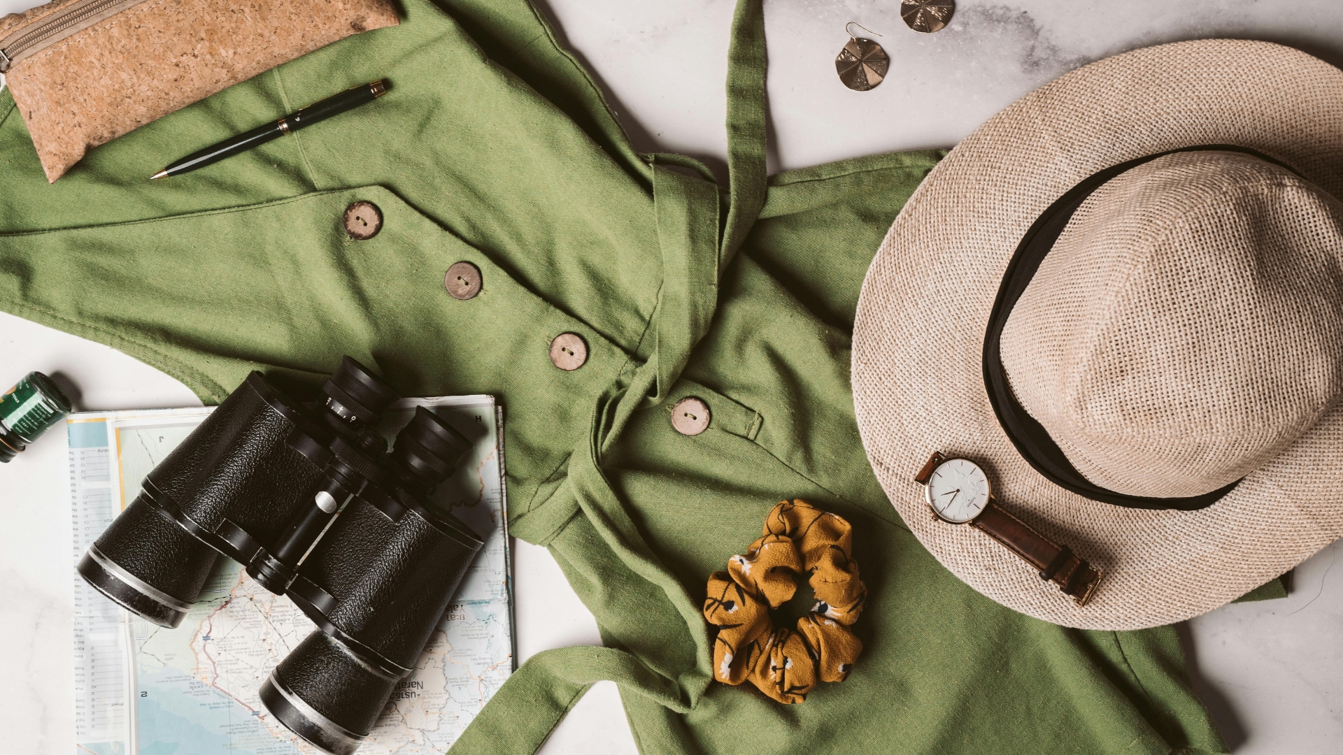 Equipaje para safari África